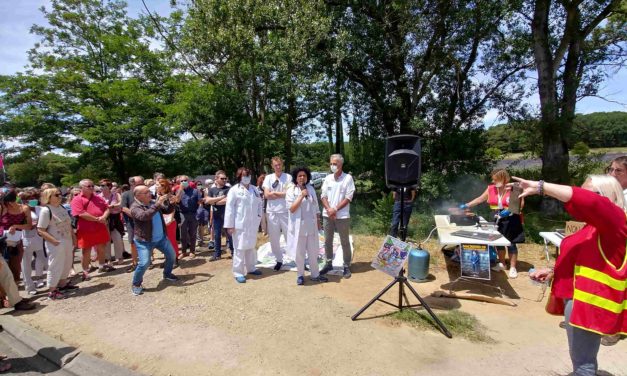 Grogne des soignant.es à Montélimar