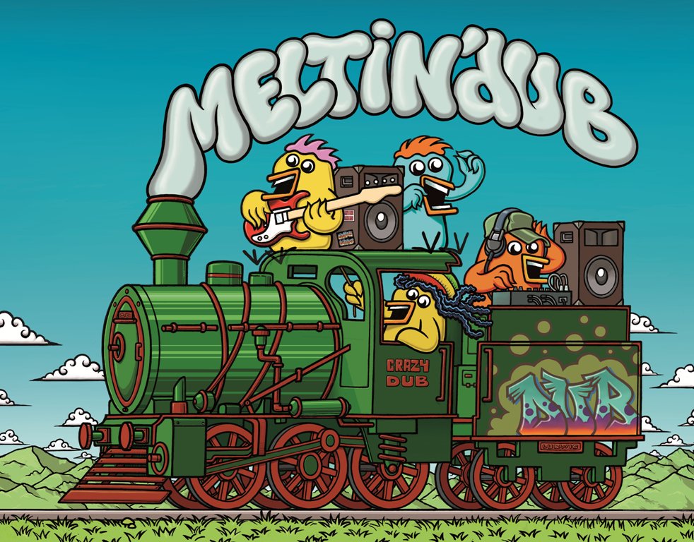 MeltinDubWeb Nébuleuse par Chänchän radiospace