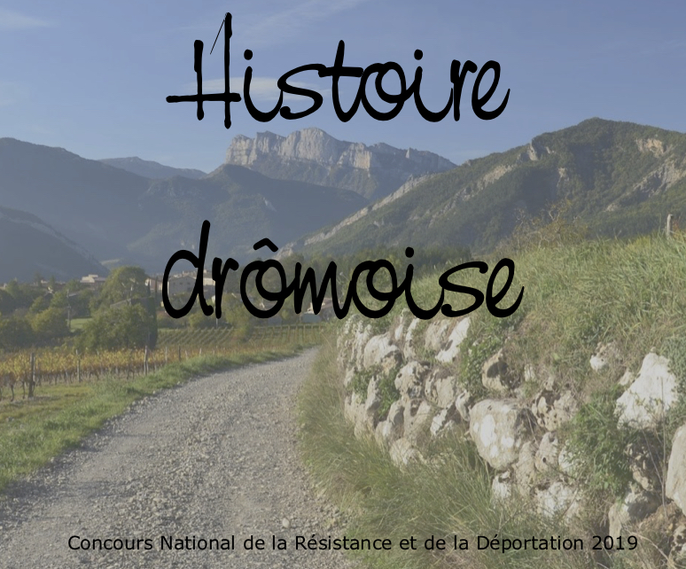 Histoire Drômoise concours national de la résistance