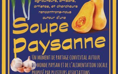 Une soupe paysanne à Bourdeaux le 14 avril