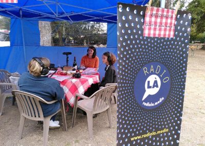 radioparleur : dispositif de récolte de paroles sur l'alimentaion locale