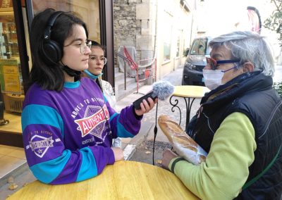 prises de son micro trottoir les ados à dieulefit