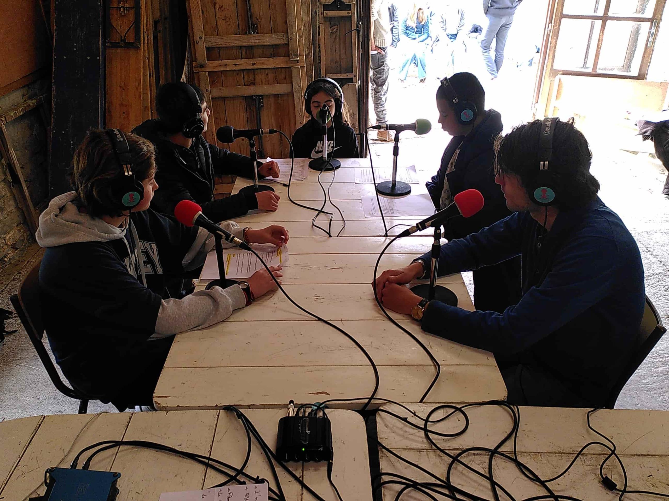 -séjour radio jeunes 2023 à Pont de Barret