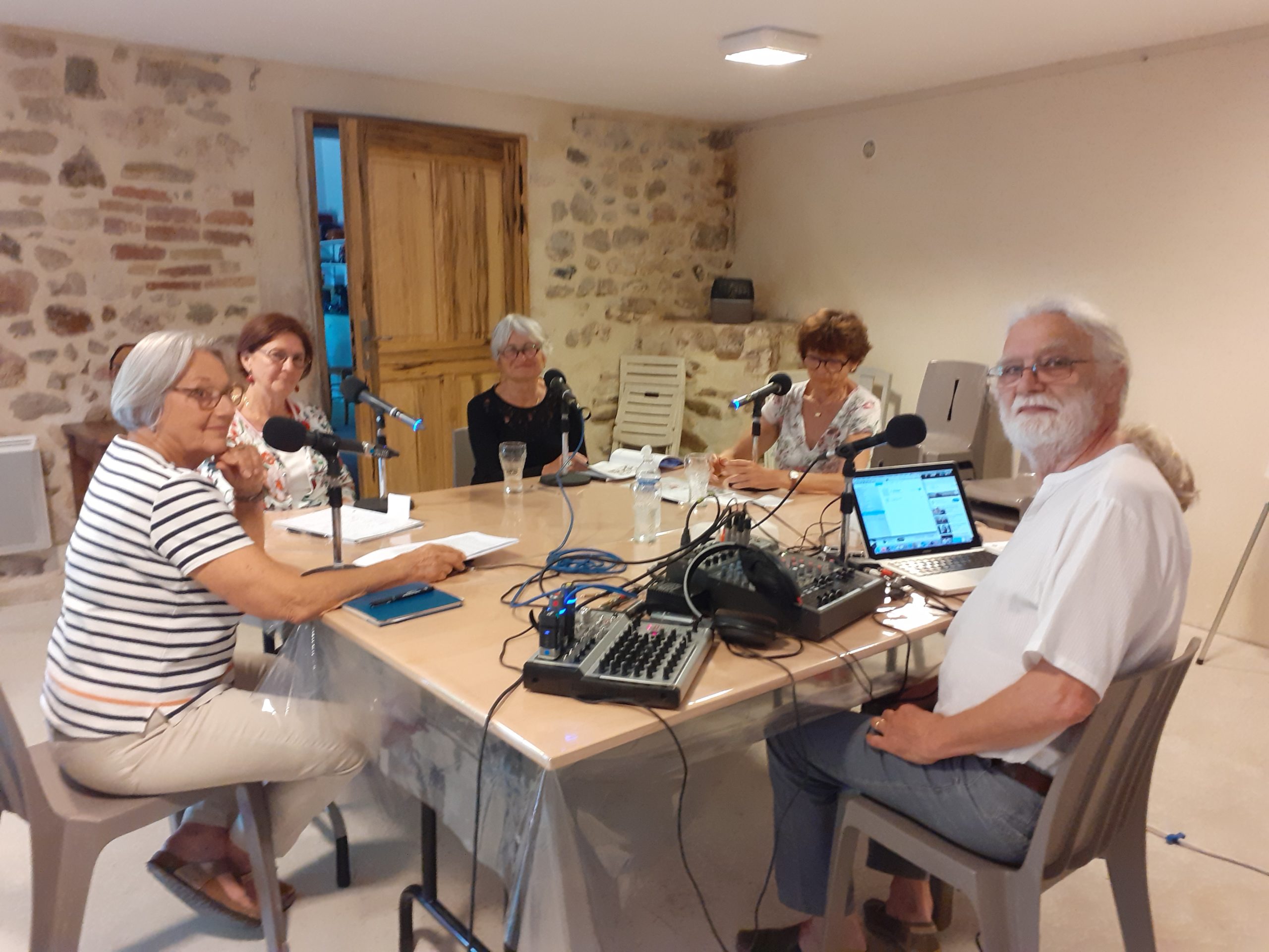 Enregistrement de l'émission "Vivons ensemble avec nos différences" à La Maison de la Tour – le Cube de Valaurie.