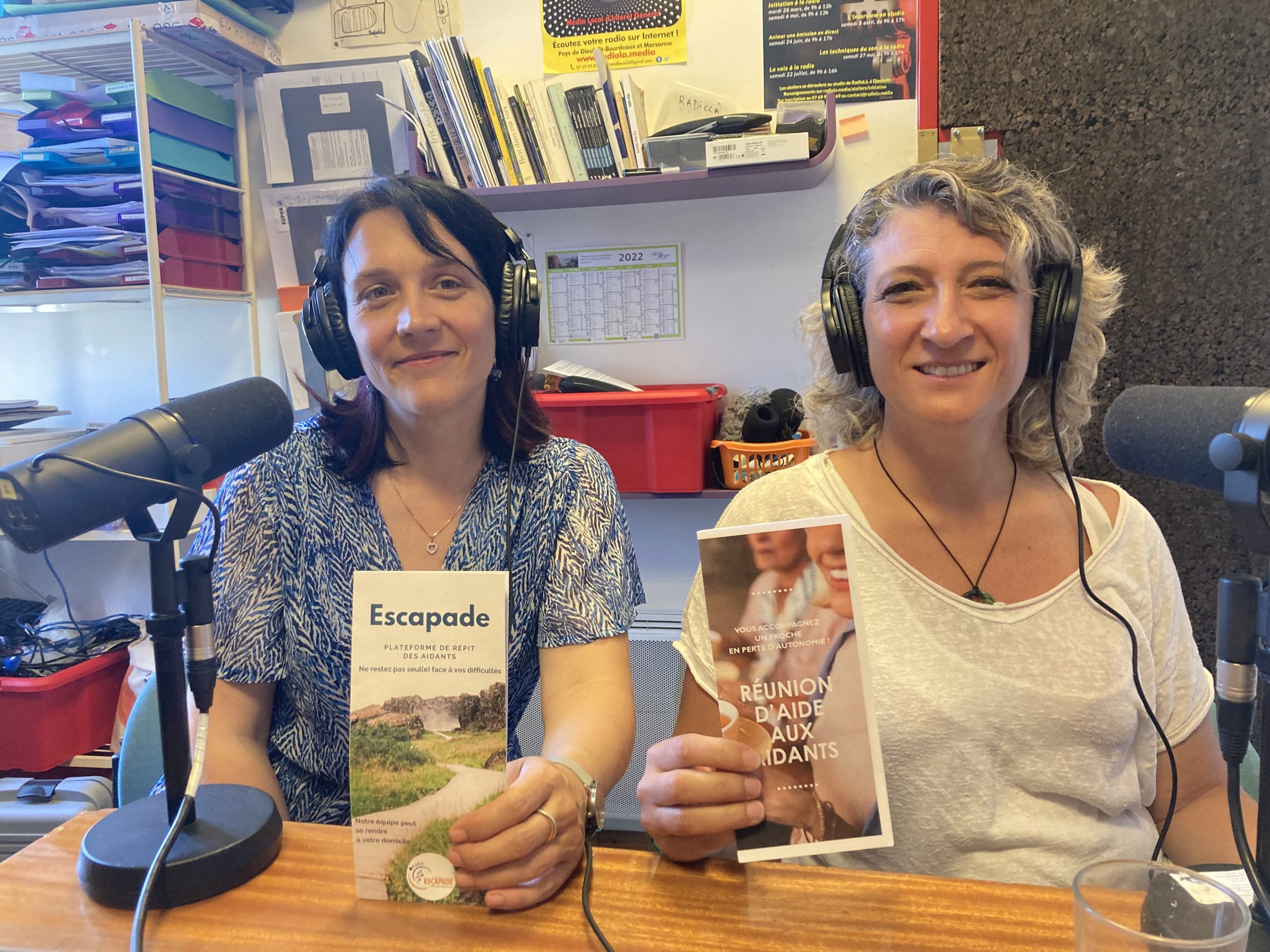 Charlotte Ottaviani et Valérie Blache, de la Plateforme de répit Escapade en Drôme provençale.