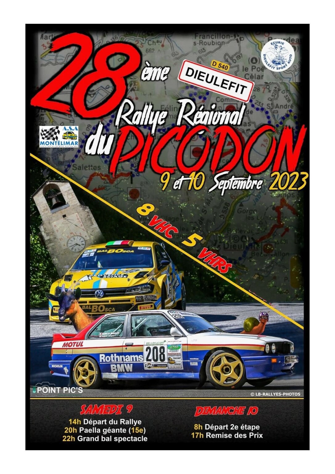 Le Rallye du Picodon fête ses 28 ans en 2023.