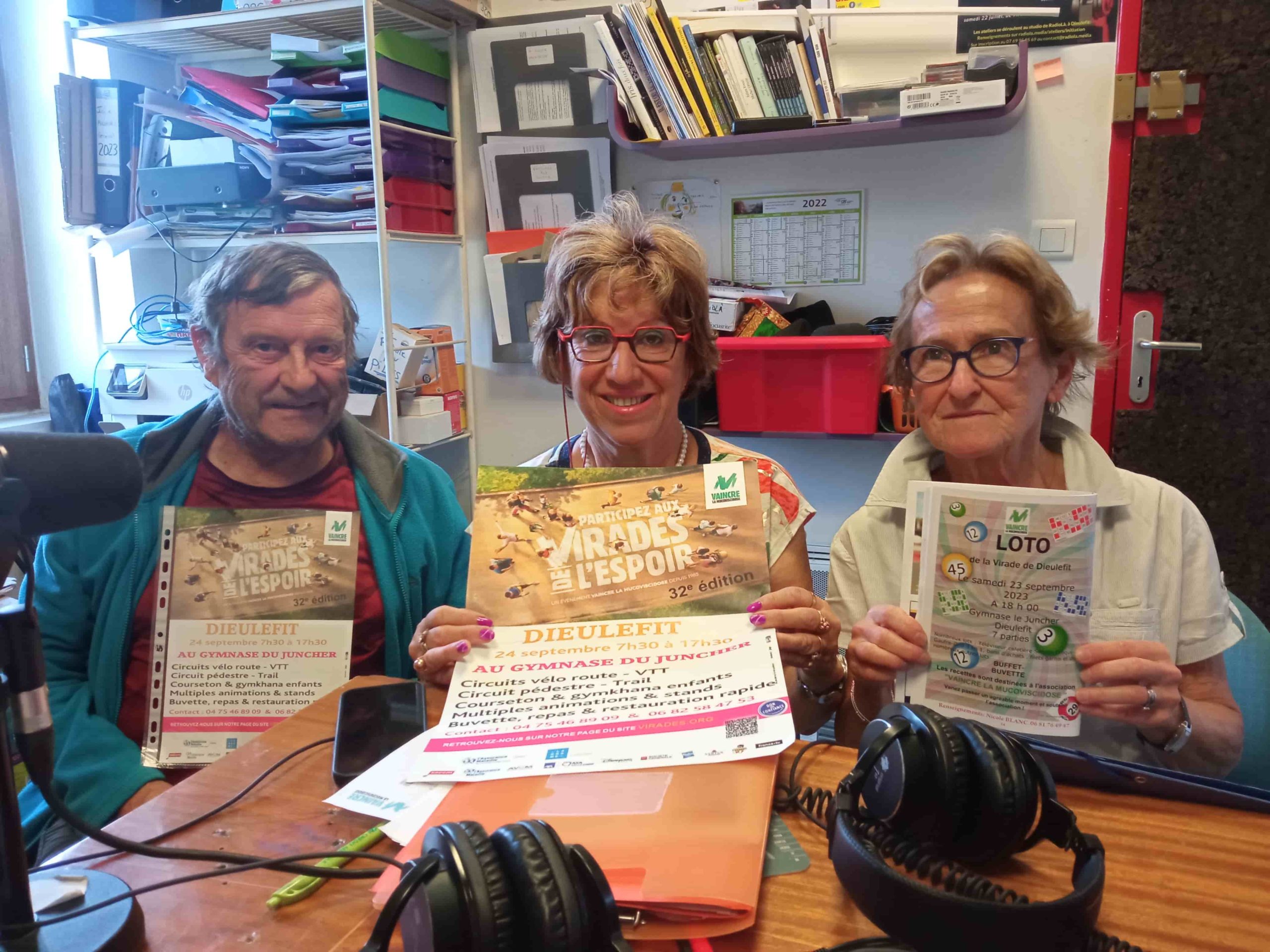 Patrick Chassepot, Nicole Blanc. Michelle Lyon_les virades de l'espoir