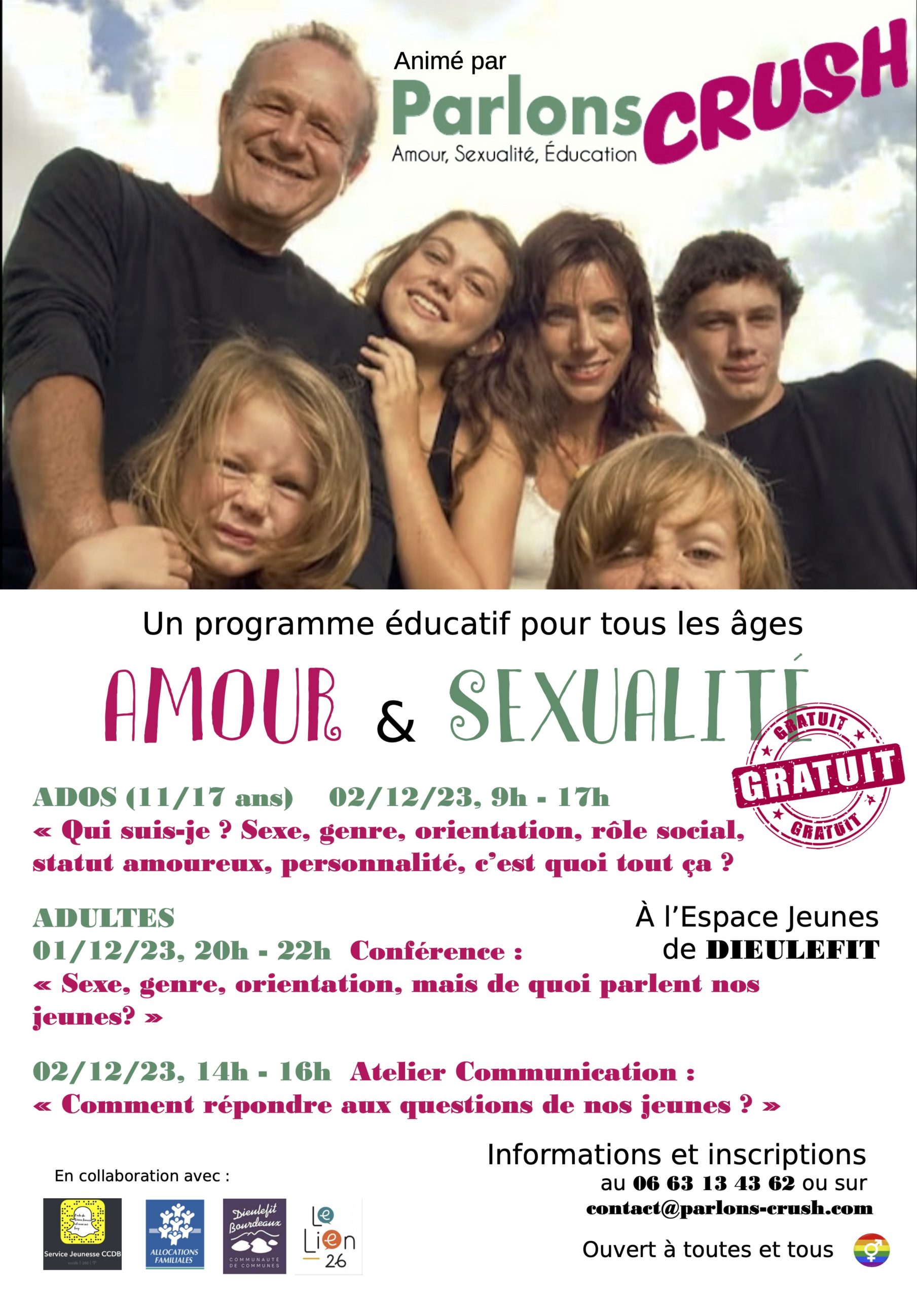 Affiche Parlons CRUSH - 2024