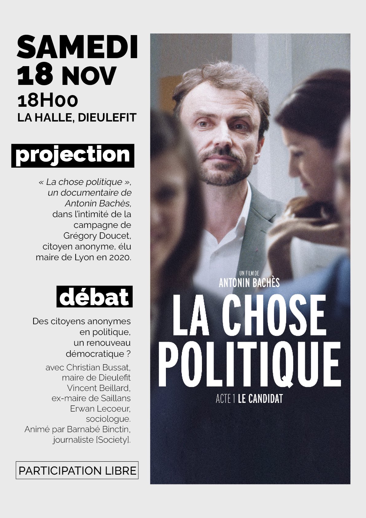 Affiche_débat la chose politique Affiche_débat la chose politique