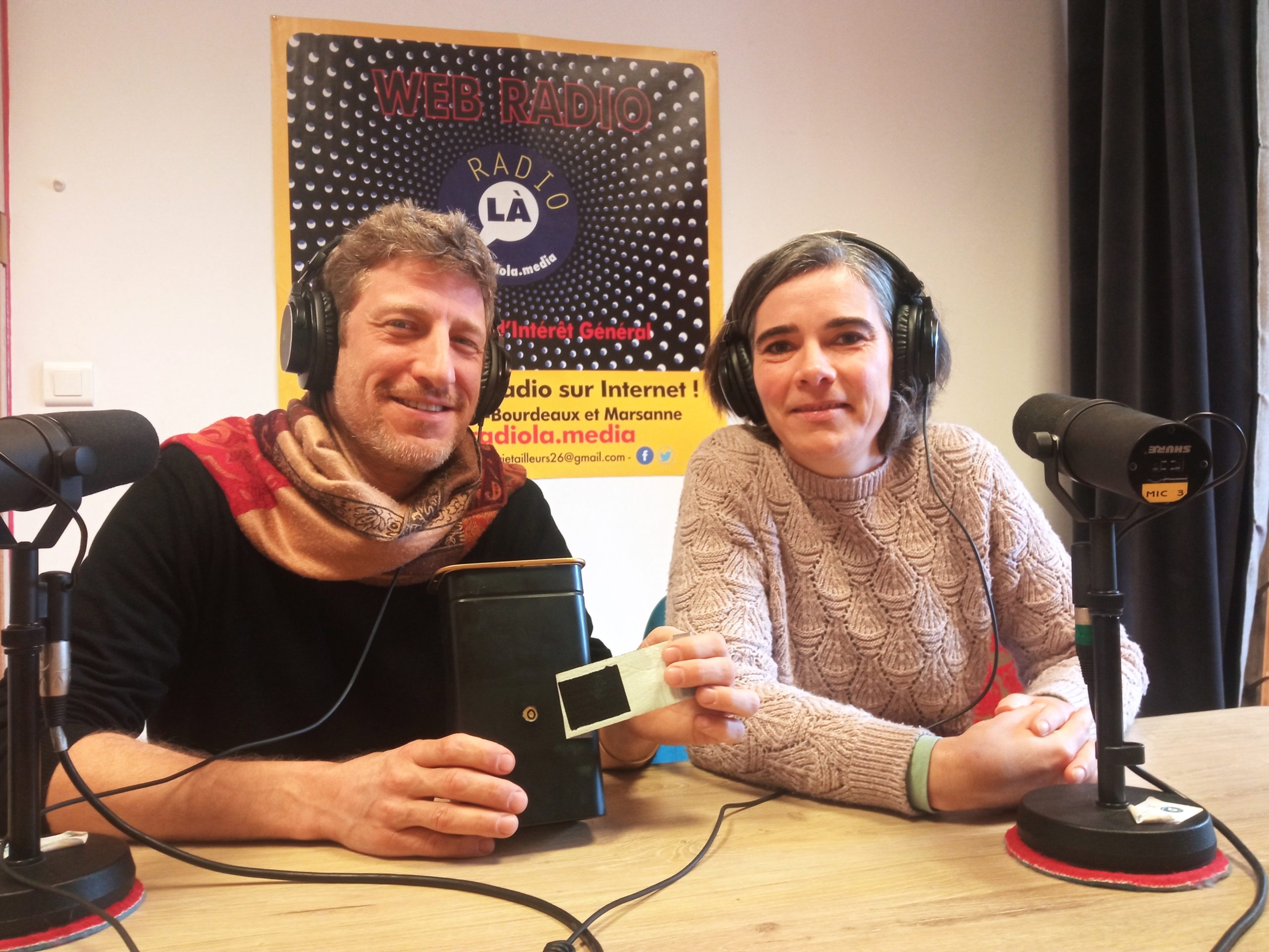 Les photographes Charles de Borggraef et Anne-Lore Mesnage