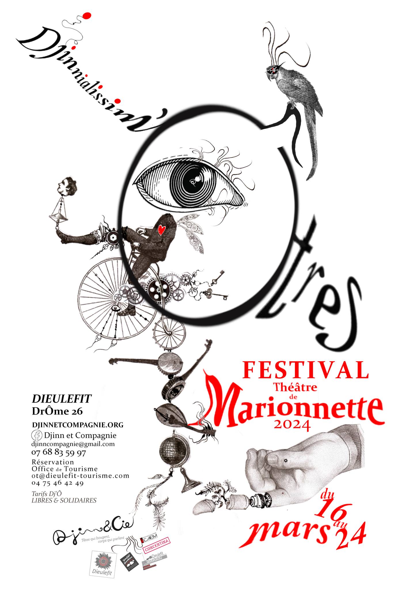 L'affiche du festival "djinnialissim'Otre".