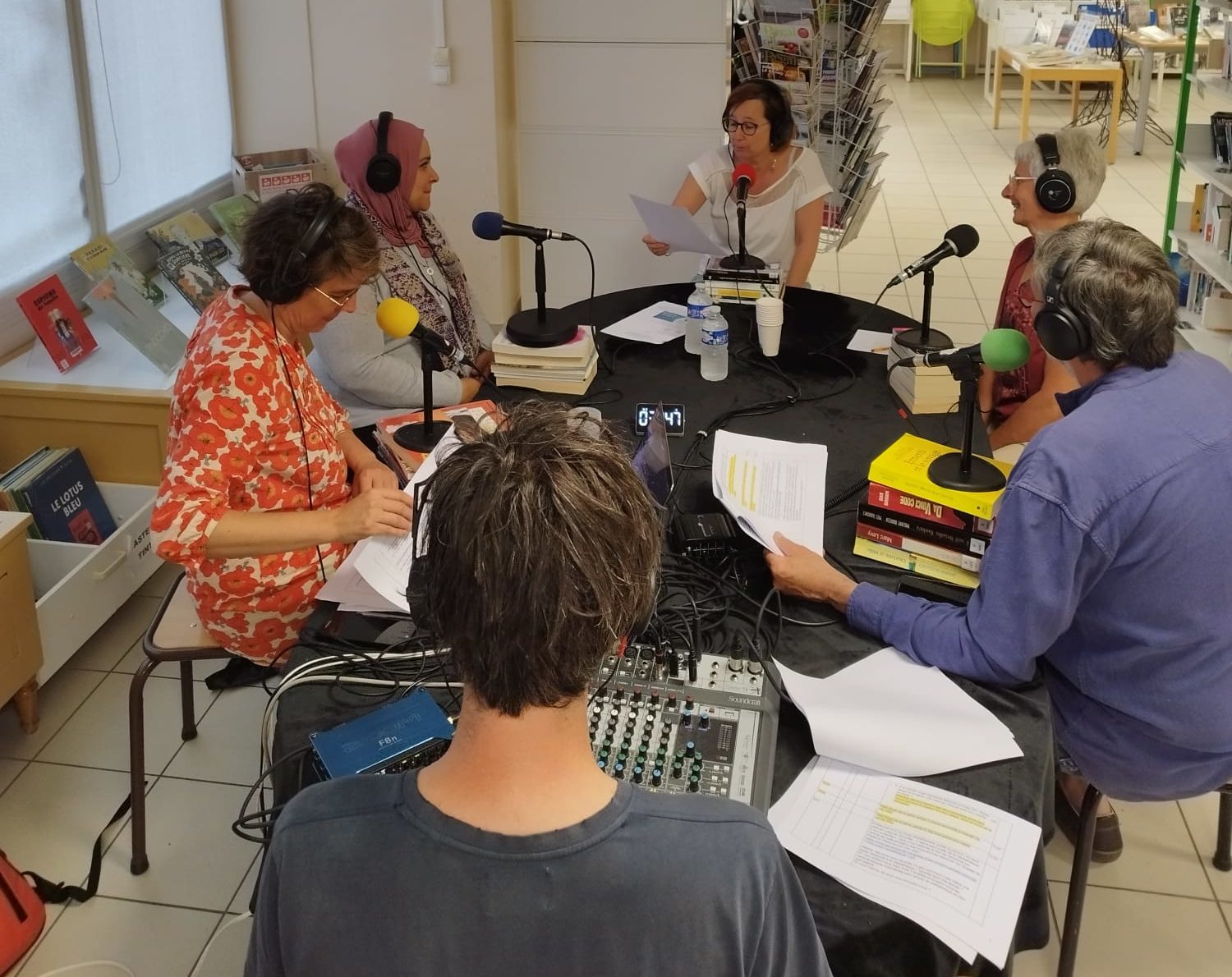 PLateau radio mediathèque Bourdeaux_2