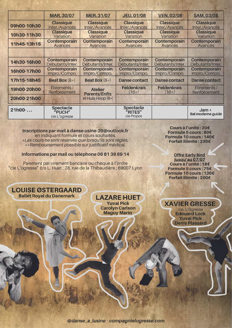 Programme Danse à l'Usine 2024