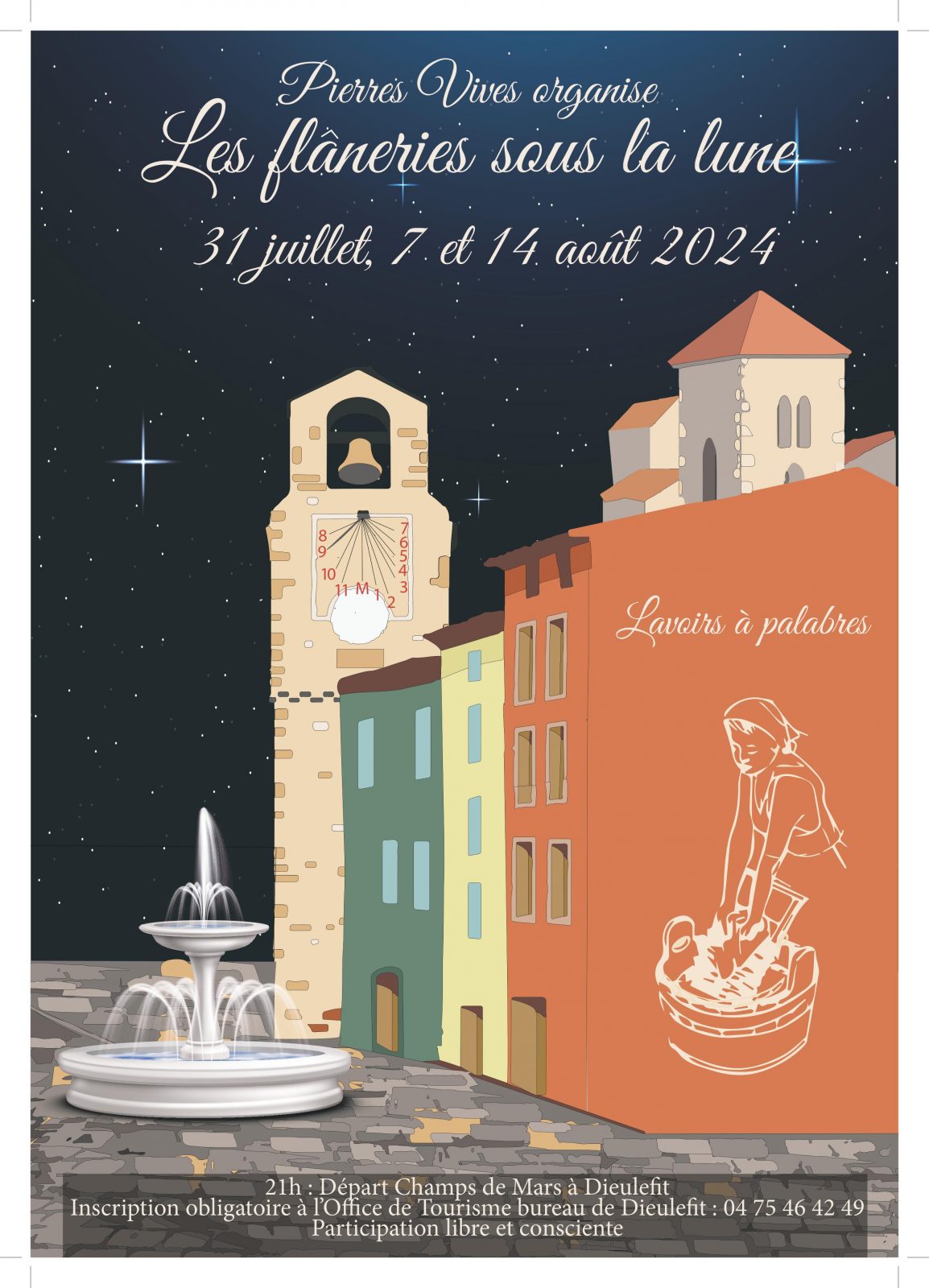 Flâneries sous la lune 2024.