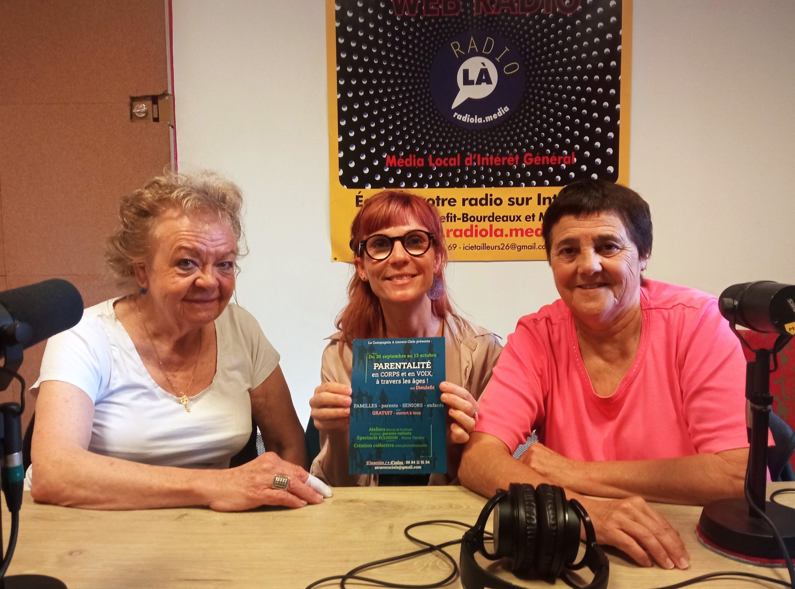 Florence Buis, Mélanie Martinet et Annie Ressouche.