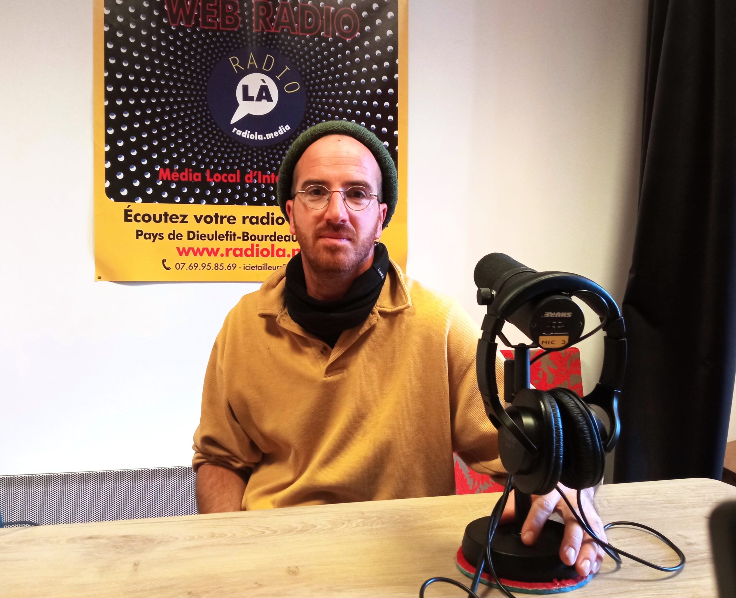 L'éleveur dieulefitois Kévin Franquet.