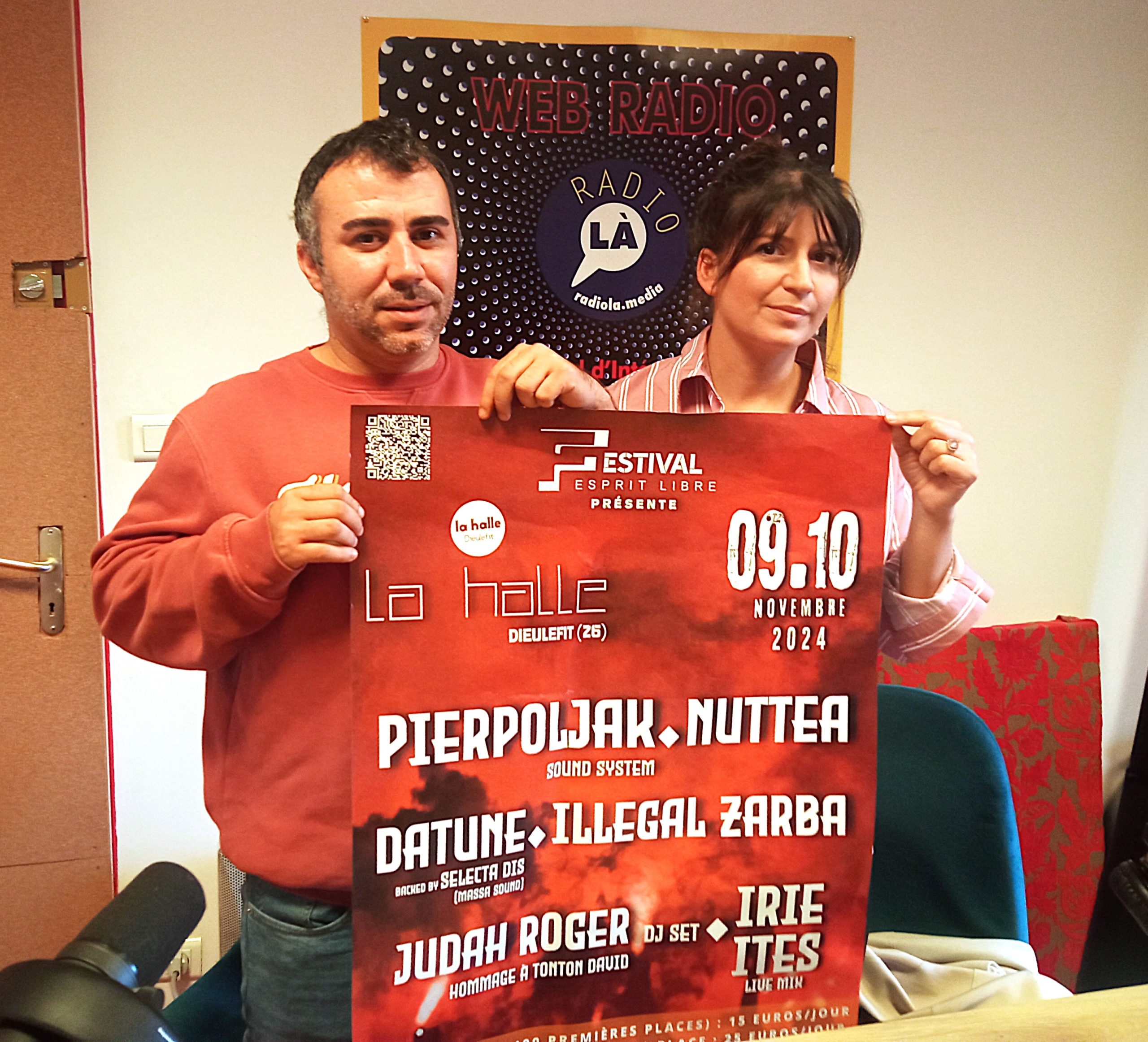 Roman Perrot et Maeva Maillet organisent le festival Esprit Libre à Dieulefit.