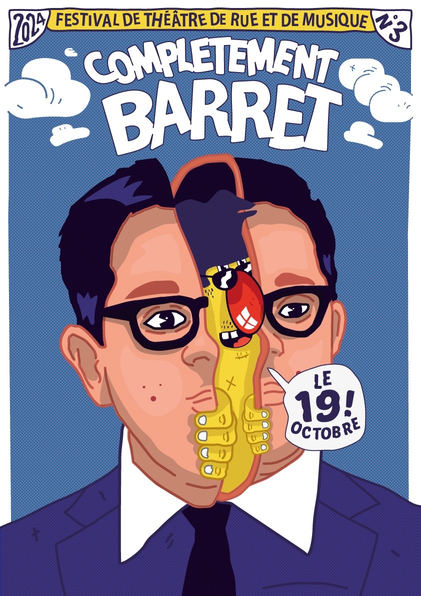 L'affiche de la troisième édition du festival Complètement Barret.