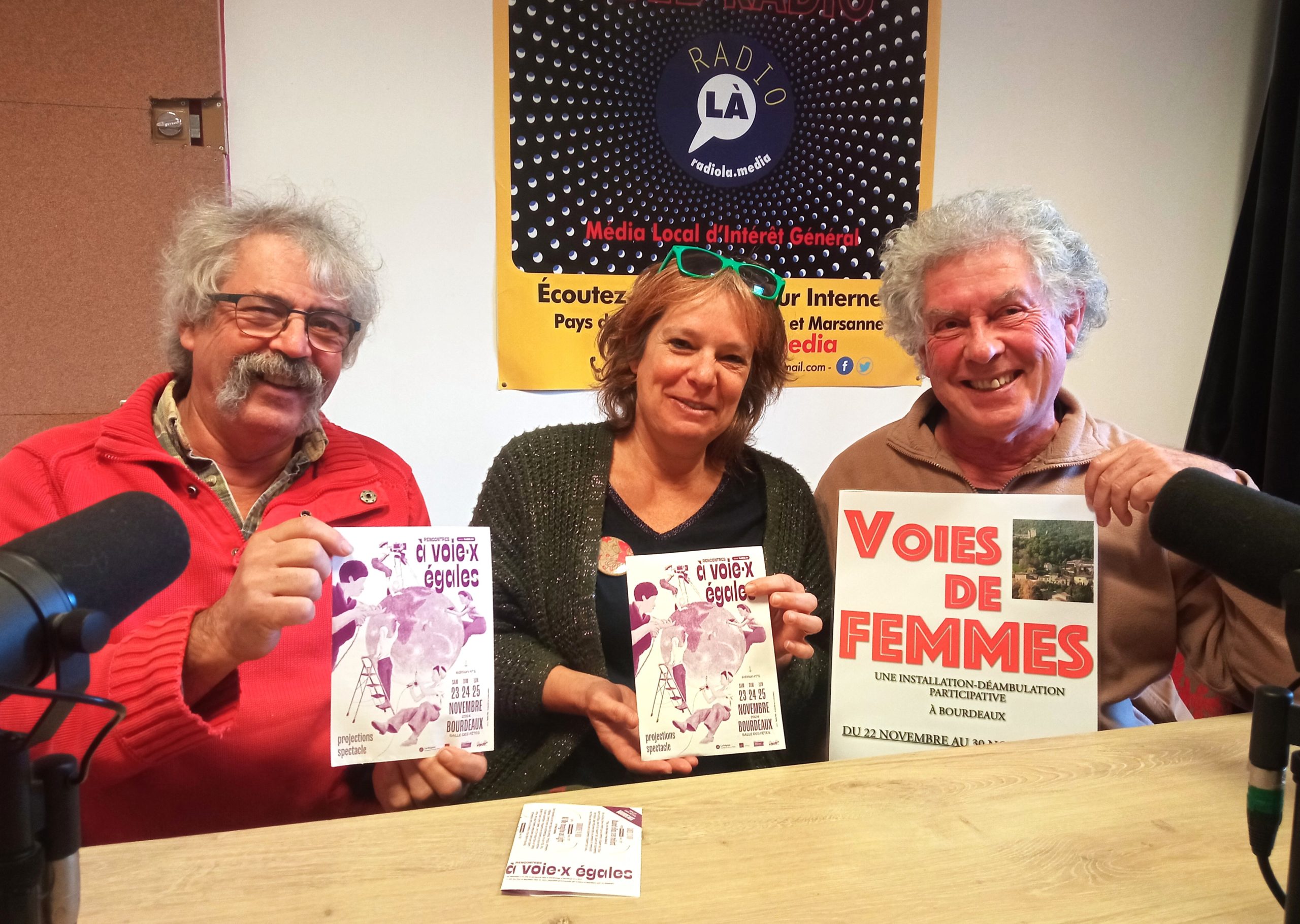 Alain Chambart, Anne-Laure Marion et Jacques Martinengo.