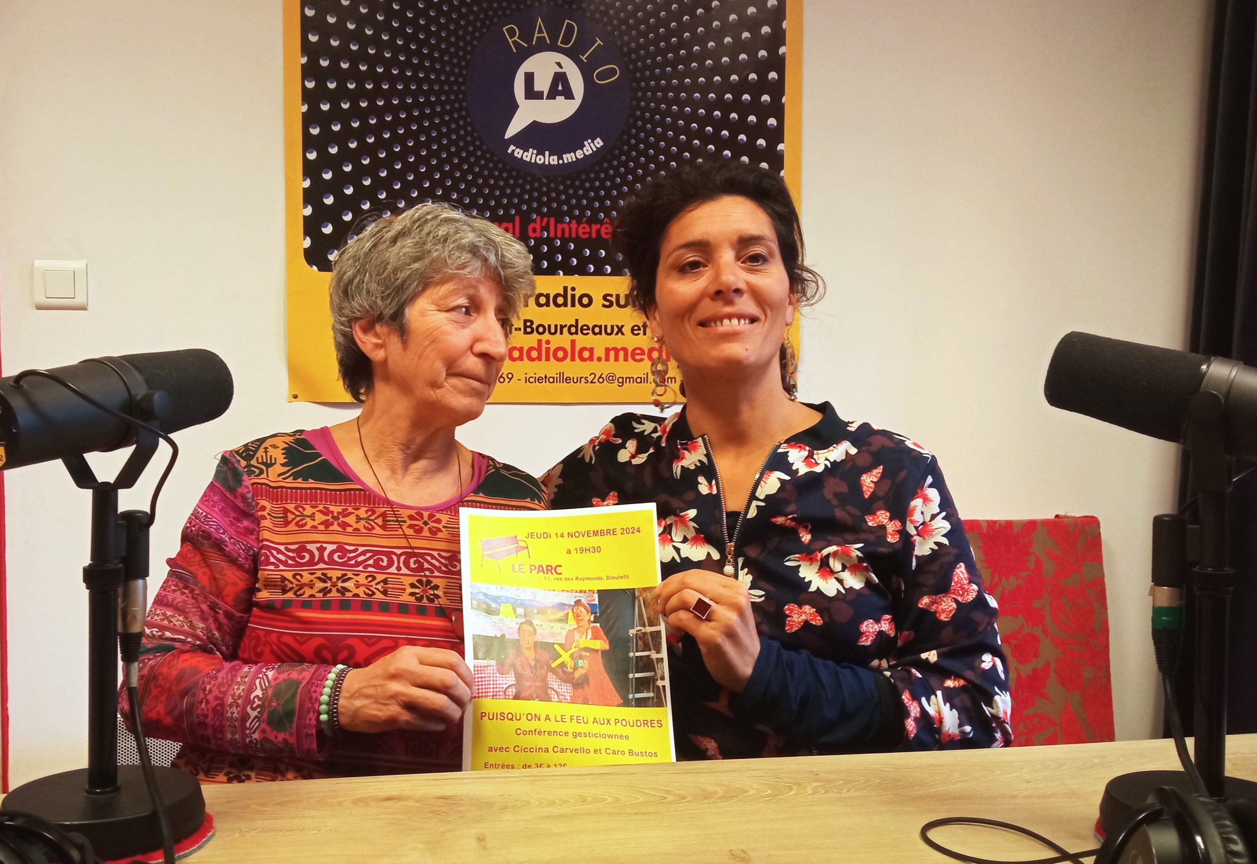 Ciccina Carvello et Caroline Bustos.