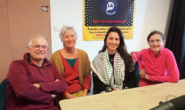 Rencontre avec l’association « Amis de la Palestine du Jabron au Jourdain »