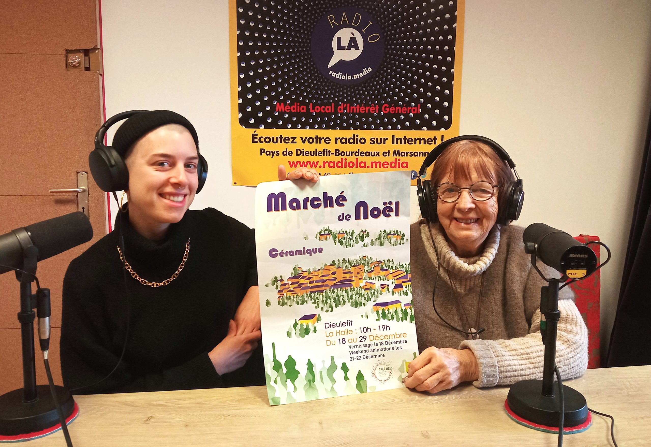 Les céramistes Agathe Rottier et Tristan Chaillot.
