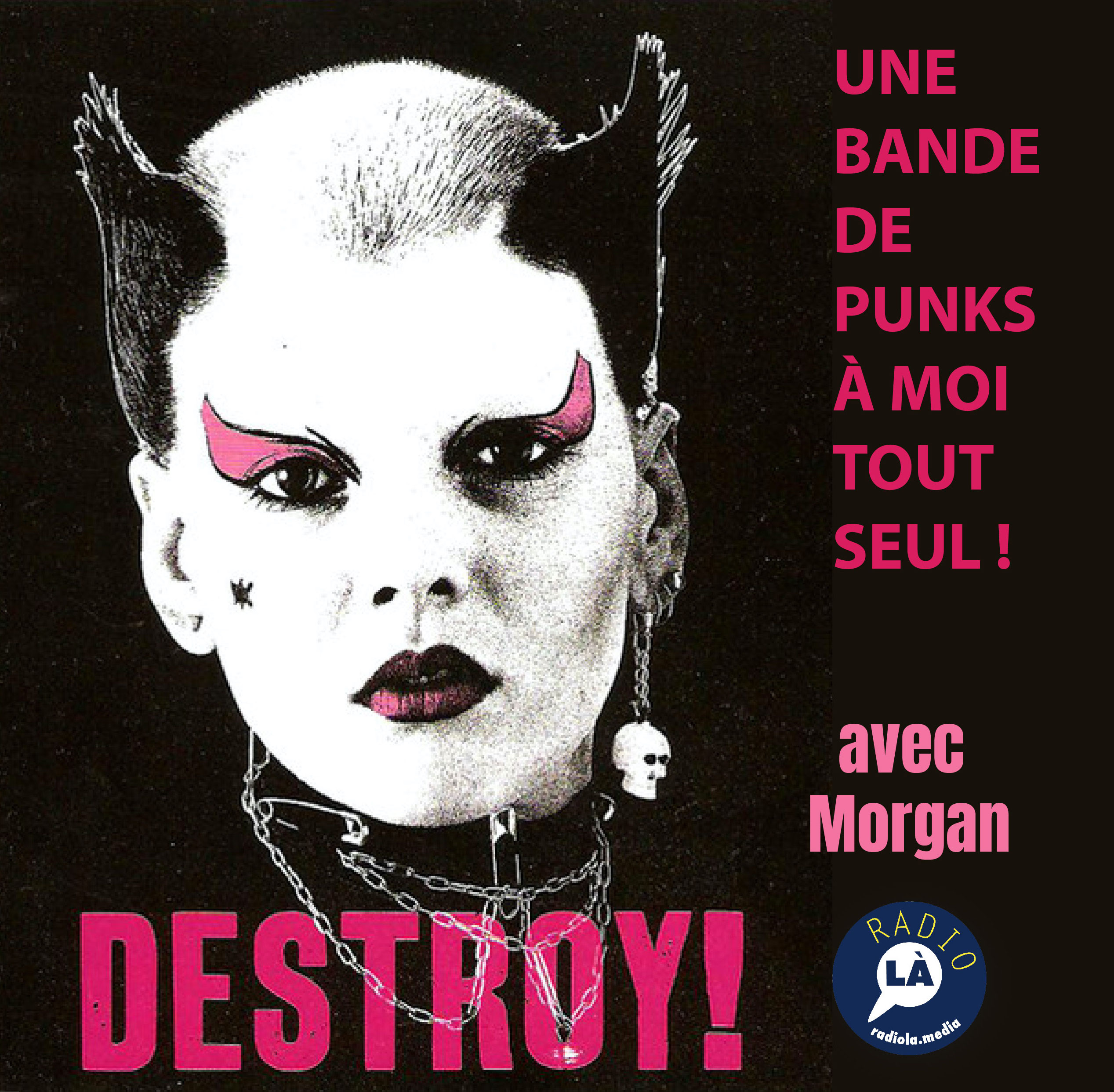 Visuel 2 emission punk Morgan Visuel une bande de punks