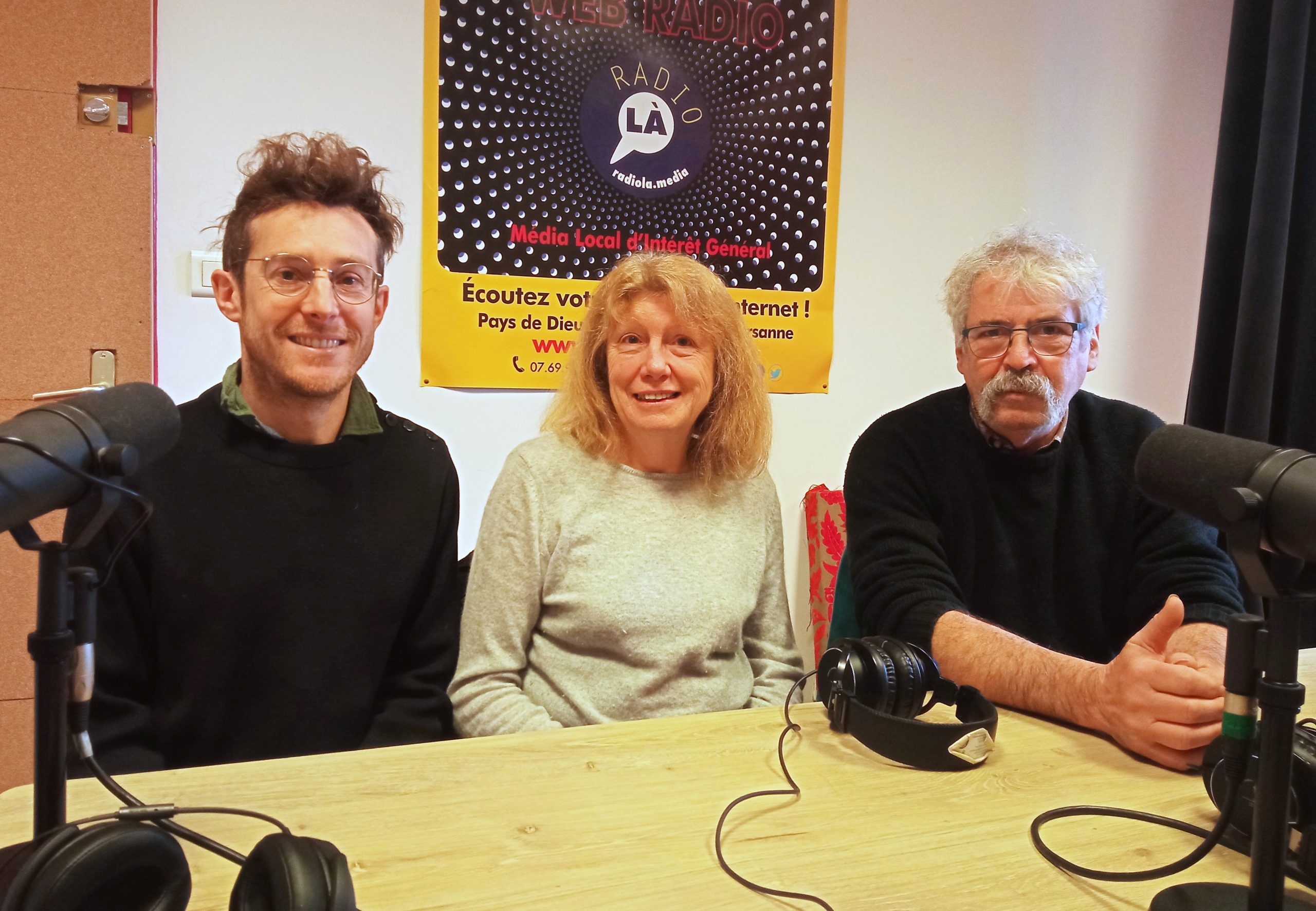 François, Michèle et Alain de la Bergerie de Peyrache.
