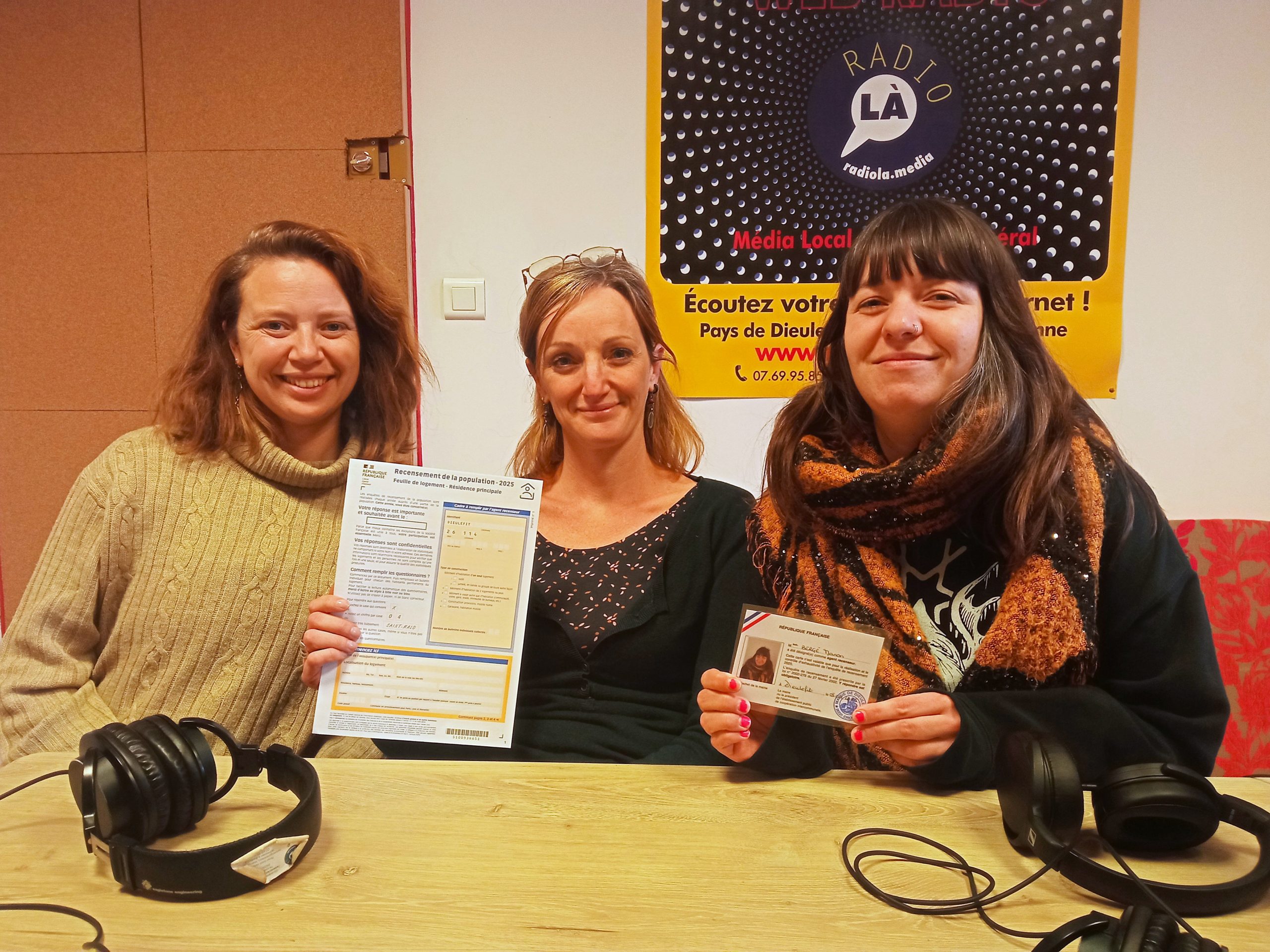 Marion Martin, Jennifer Charbonné et Manon Berger.