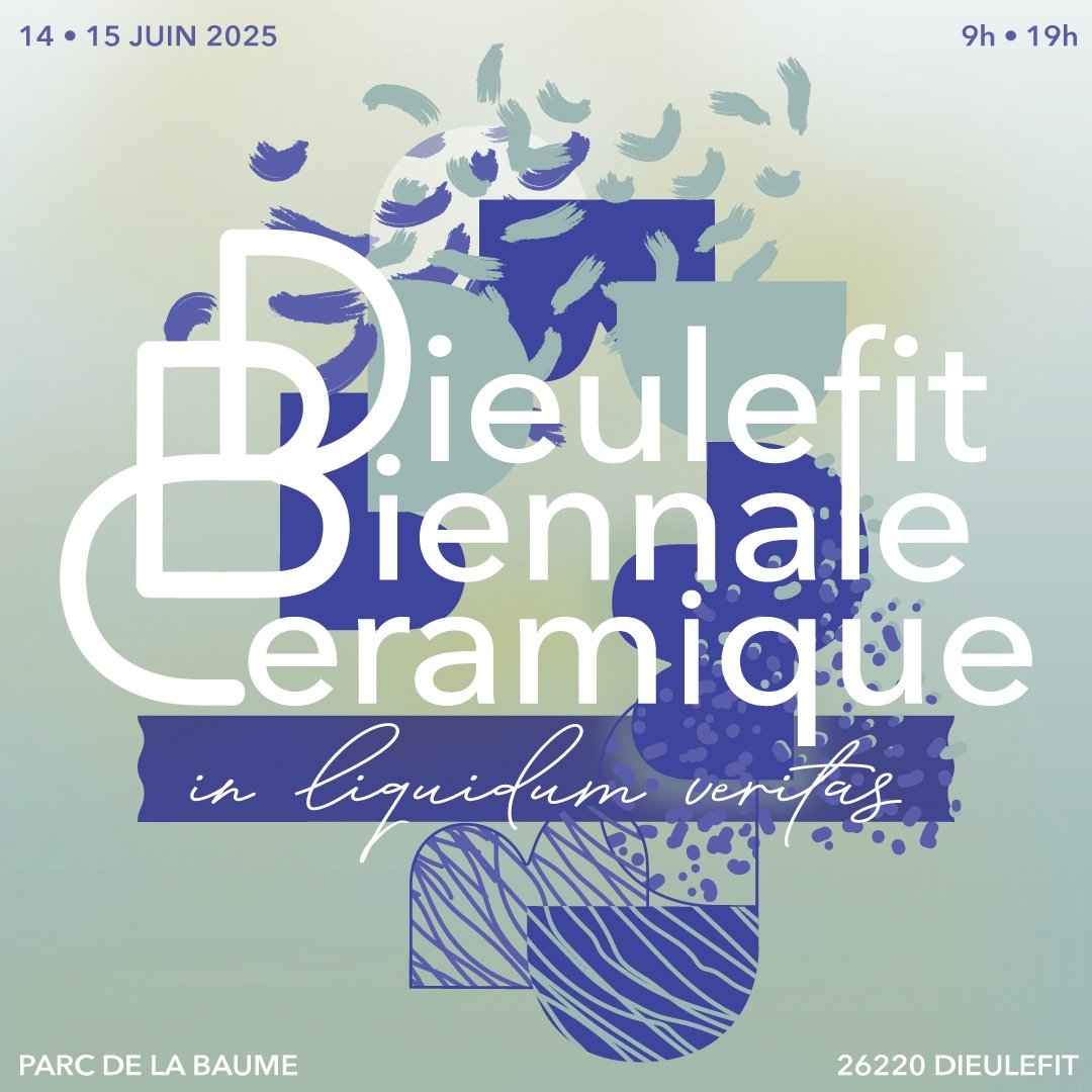 Visuel de la Biennale céramique 2025.