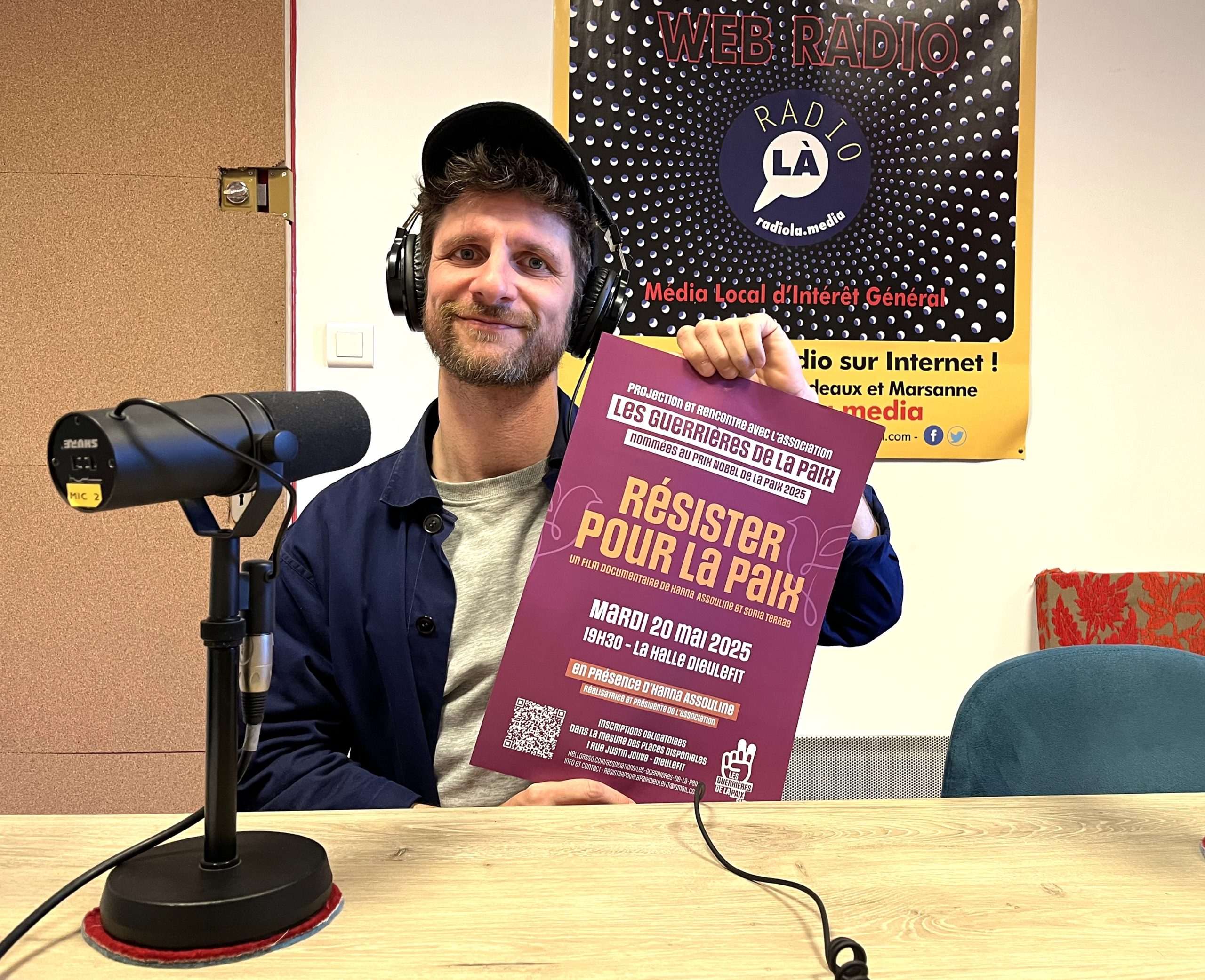Nicola Testa, membre du mouvement "Guerrières de la paix".