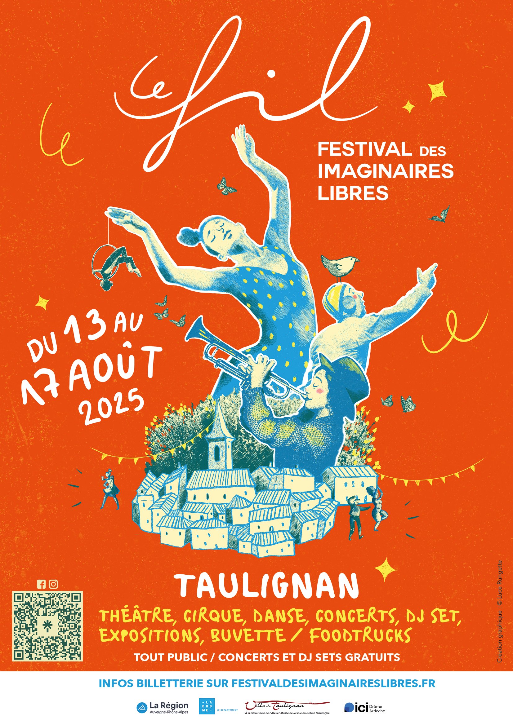 Affiche 2025 du FIL de Taulignan.