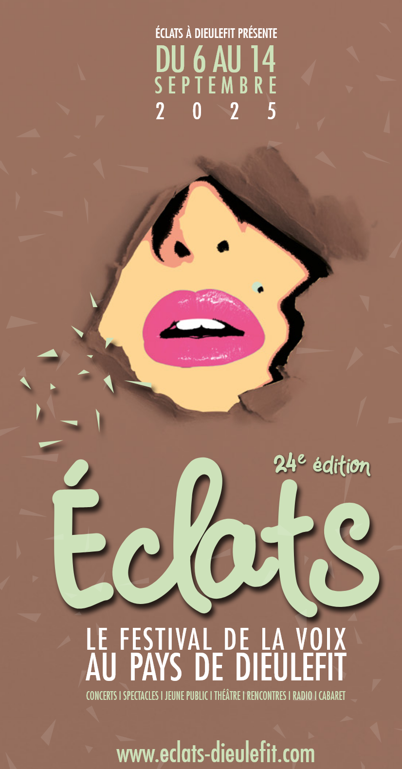 Affiche de l'édition 2025 du festival.
