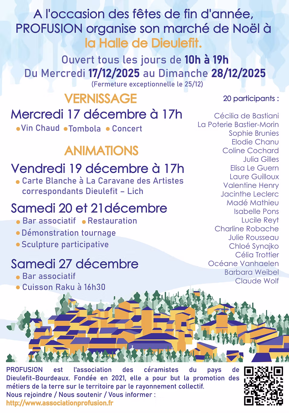 Marché de noel - Halle de Dieulefit 2025-1