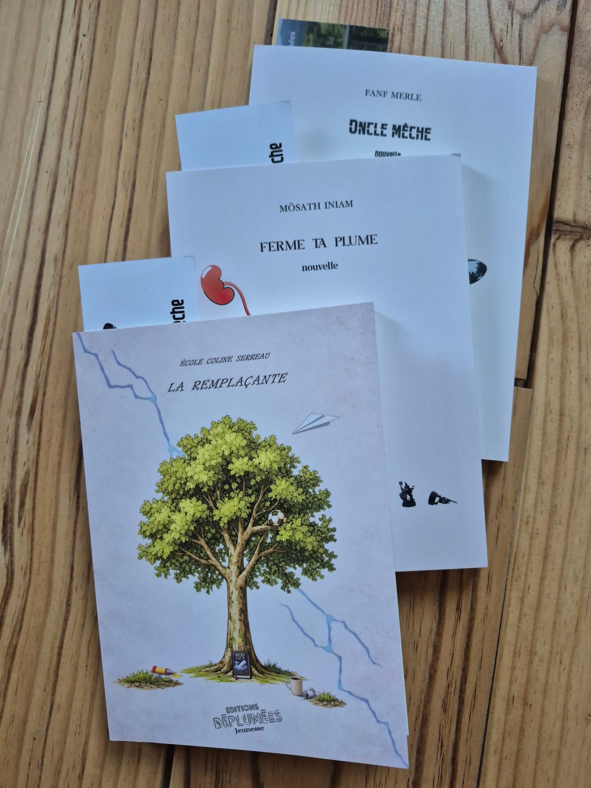 Les Editions Déplumées+3 premiers ouvrages edites Les Editions Déplumées+3 premiers ouvrages edites