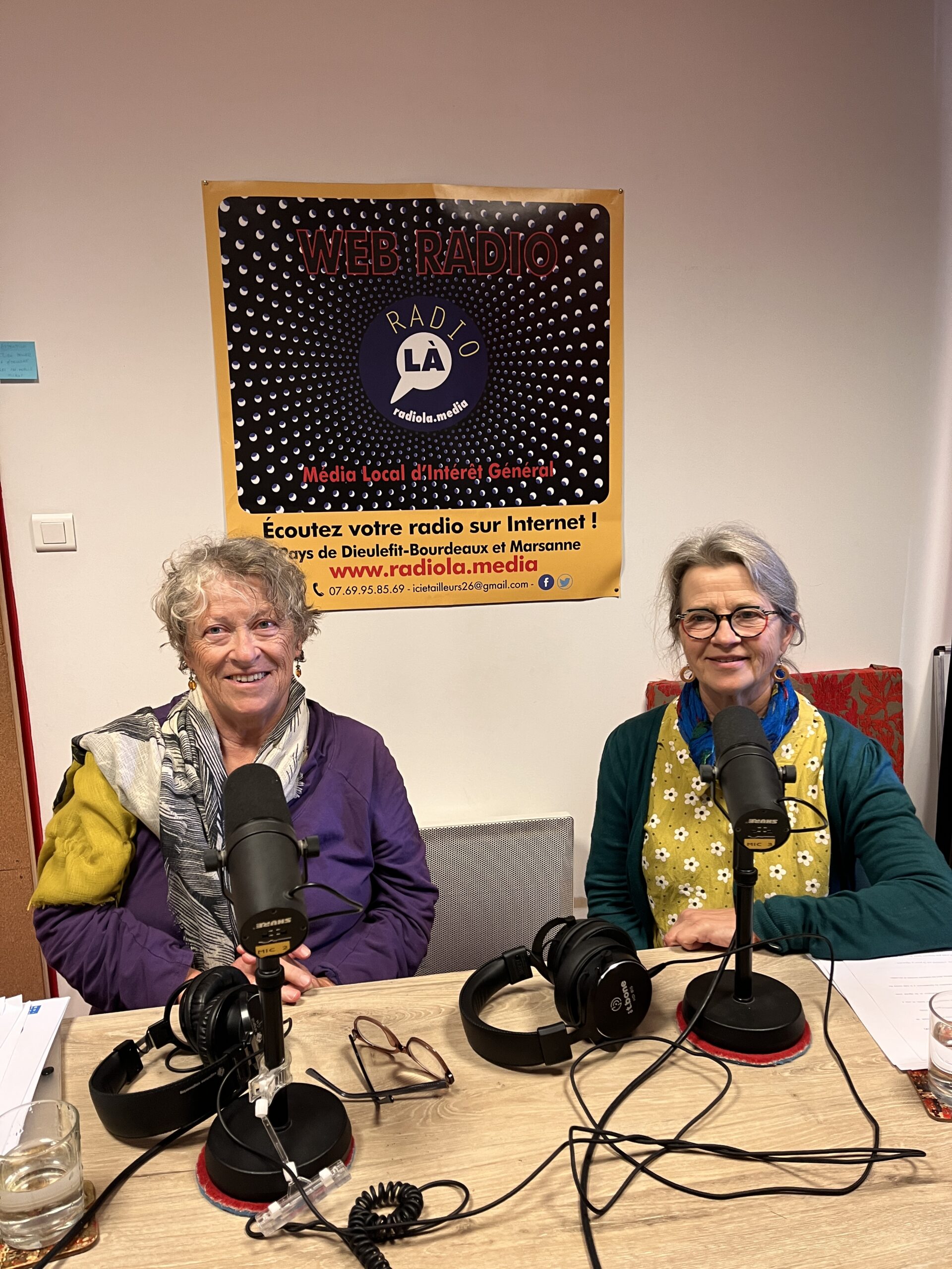 Hélène Lemberthe et Corinne Olejnikow, pour le Planning familial de Dieulefit.